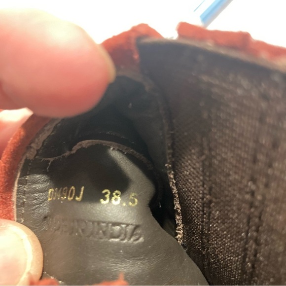 GEOX Sz 38.5 Chelsea Ombré Colourway Suede Leather Ankle Booties - Picture 11 of 11